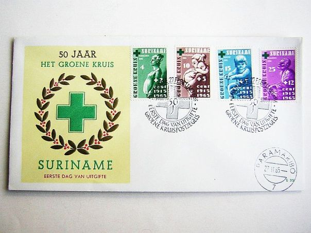 1965 Vijftig jaar Groene Kruis Suriname - (5715)